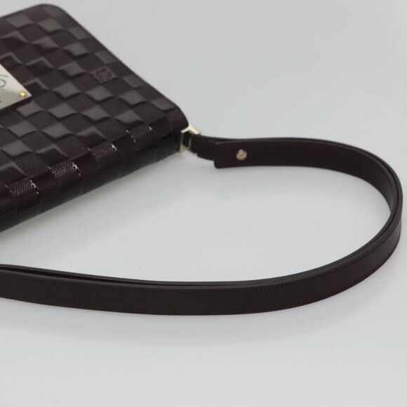 LOUIS VUITTON Damier Vernis Cabaret Shoulder Bag Black M92124 LV Auth 120070 - Picture 8 of 16